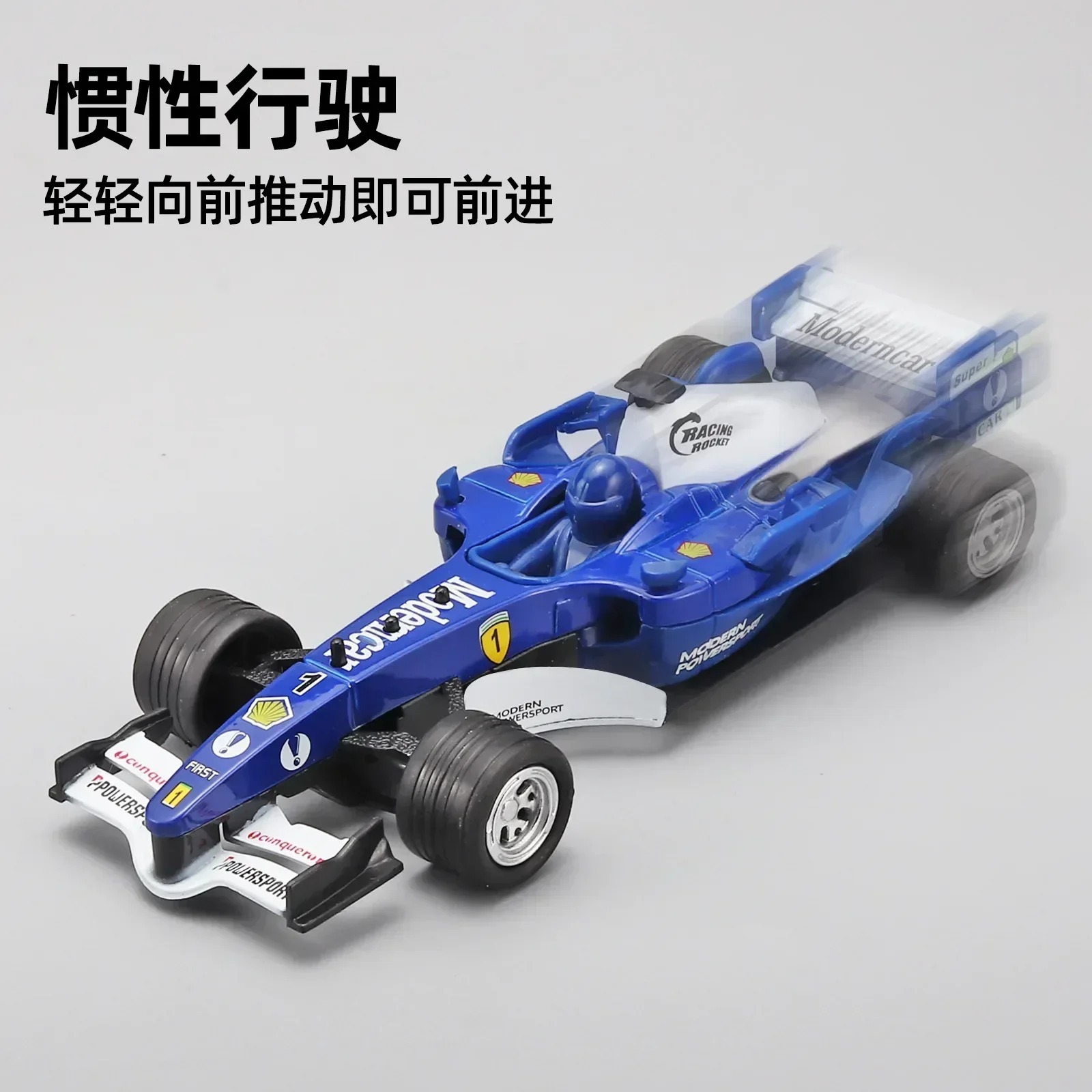 1/32 F1 Formula Racing Modello di auto in lega Simulazione di suoni e luci Modello di auto da corsa di rally Giocattolo per bambini Ornamento di moda Collecti
