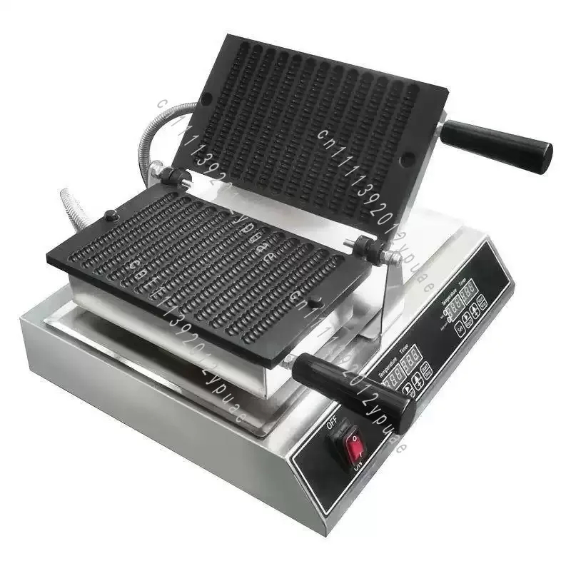 Non-stick Pastry Waffle Maker Machine Digital Temperature Control Stick Waffle for Snack Making