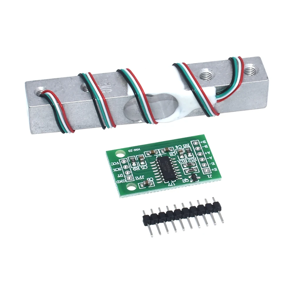 1 قطعة مستشعر وزن خلية الحمل الرقمي 1 كجم 5 كجم 10 كجم 20 كجم مقياس المطبخ الإلكتروني المحمول + HX711 أجهزة استشعار الوزن وحدة الإعلان