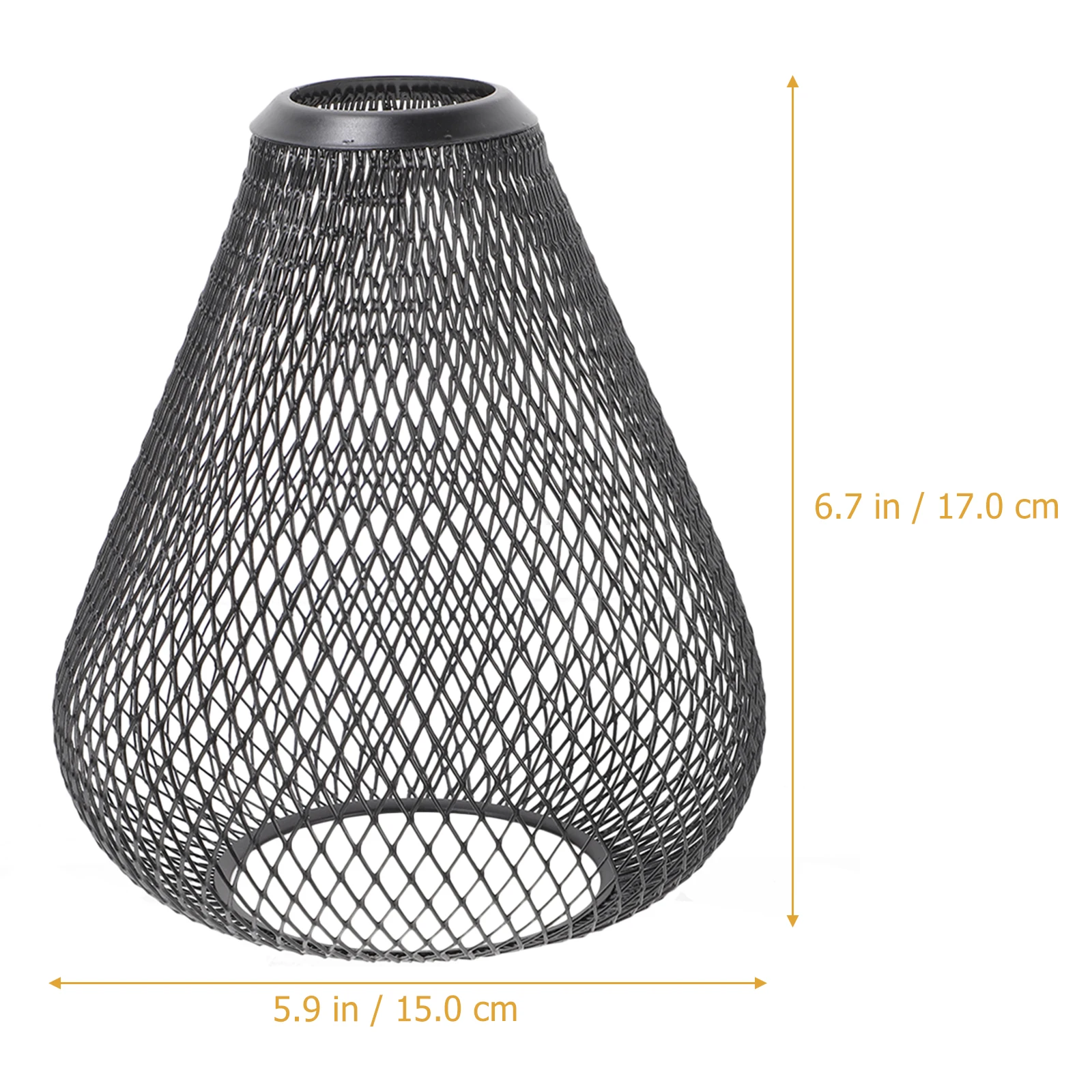 

Water Drop Pendant Light Shade Hollow Out Metal Lampshade For E27 Socket Farmhouse Ceiling Light Cover Home Office Bedroom
