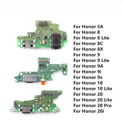 Dock Connector Micro USB Charger Charging Board Port Flex Cable For Huawei Honor 8 9 10 20 Lite 8X 20 Pro 20i 8C 9A 9i