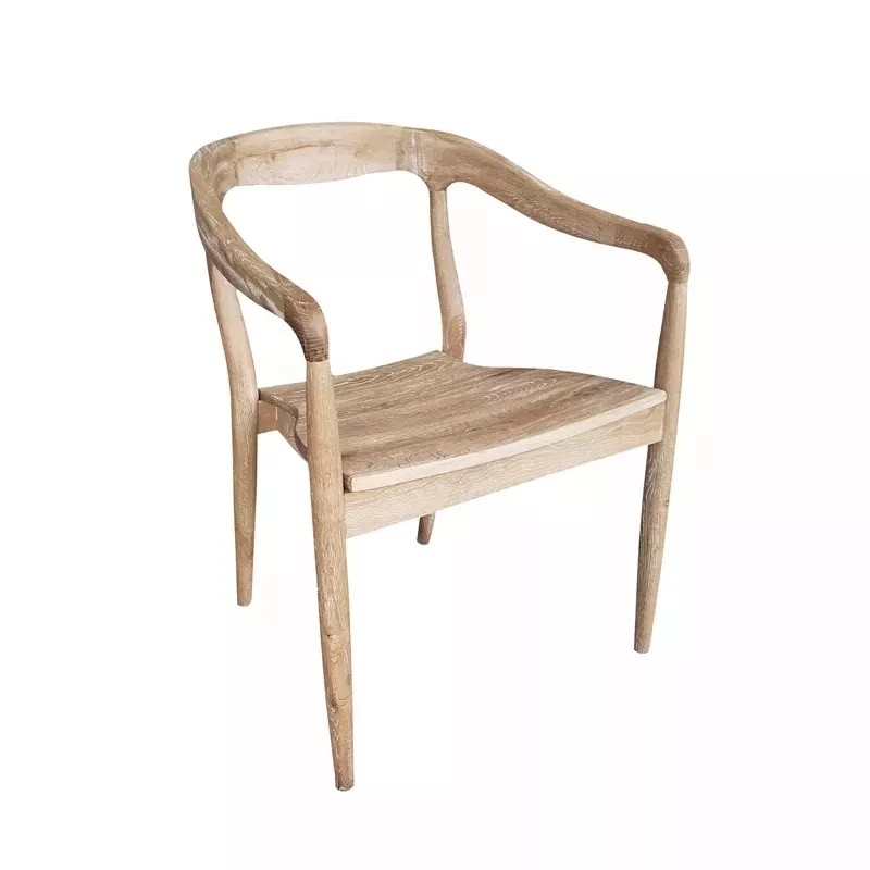 French Style Louis Xvi Round Back Wooden Vintage Antique Dining Chair