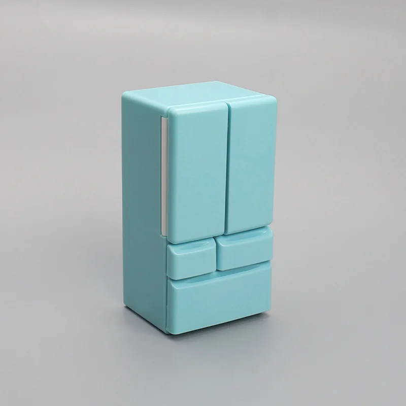 Mini meubles mignons à Double porte, réfrigérateur Miniature 1:12 pour maison de poupée, petit modèle, scène de cuisine, décoration de la maison, offre spéciale