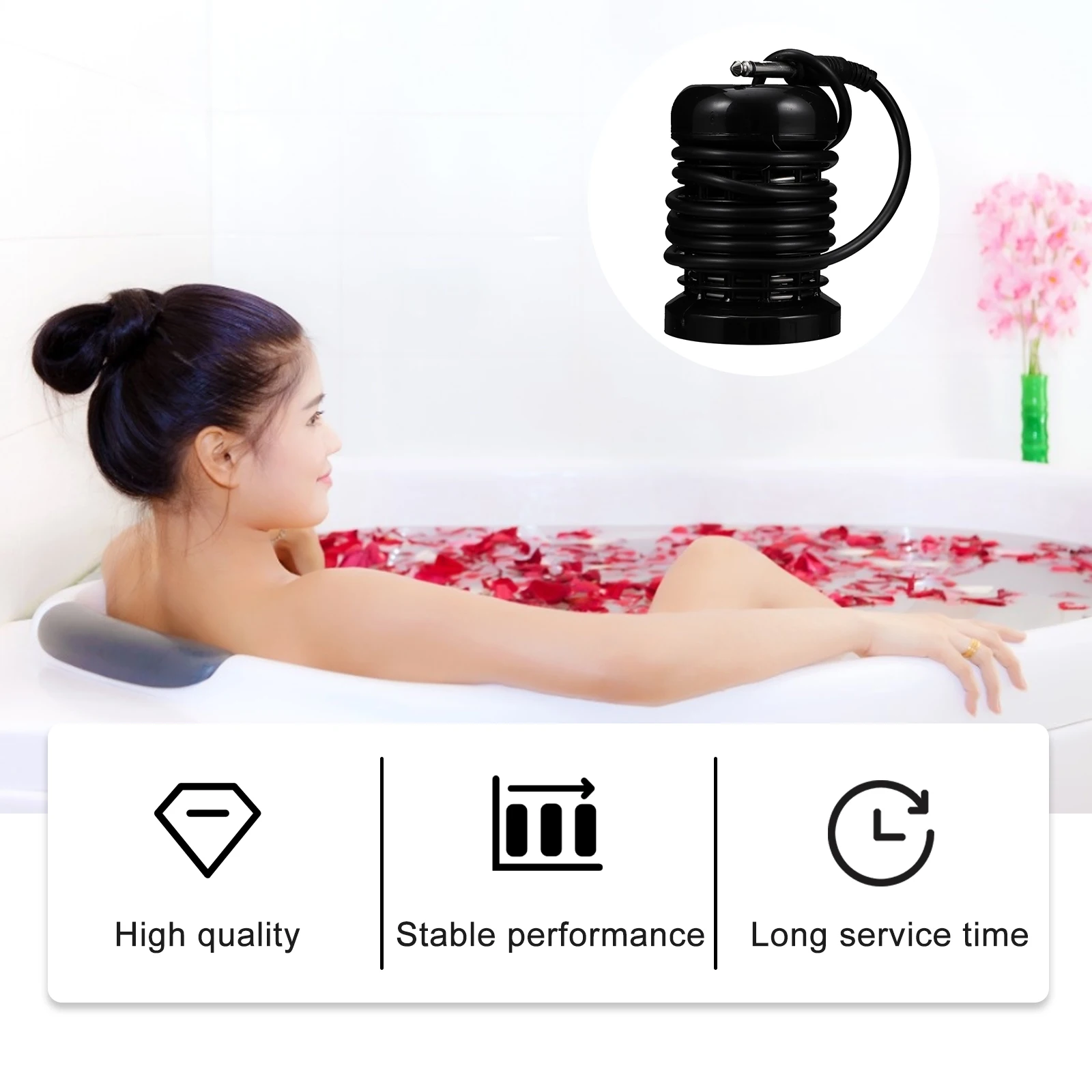 

1pc Ion Head Meter Cleanse Tool Footbath Machine Durable Plastic Blood Circulation Health Promotion Easy Cleaning for Detox