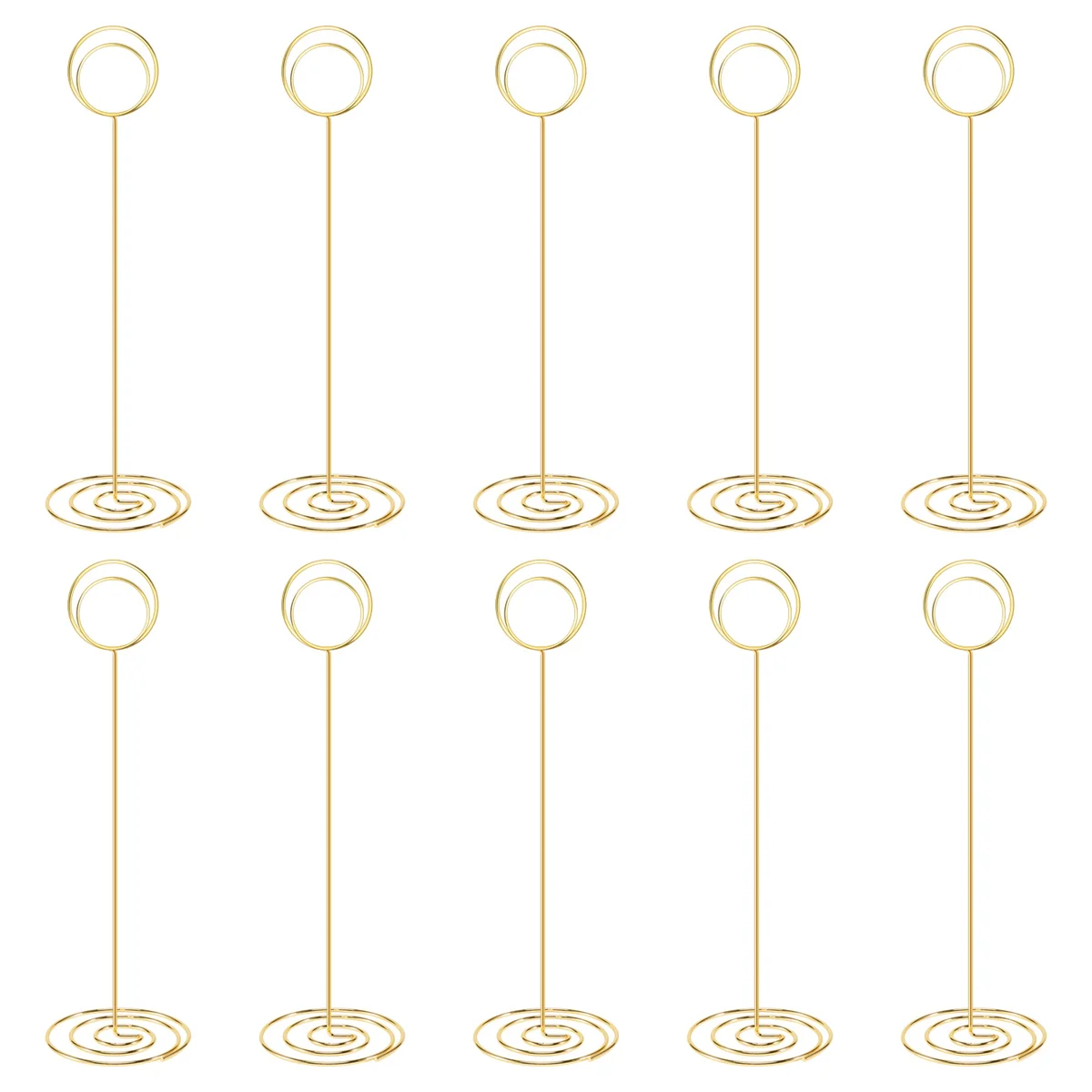 Table Number Holders 10Pcs - 8.75 Inch Place Card Holder Tall Table Number Stands for Wedding Party Graduation Reception