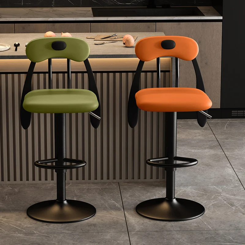 

Creative Aesthetic Bar Chairs Elegant Luxury Simple Glamour Chair Modern Beauty Silla Para Mesa Japonesa De Te Bar Furniture