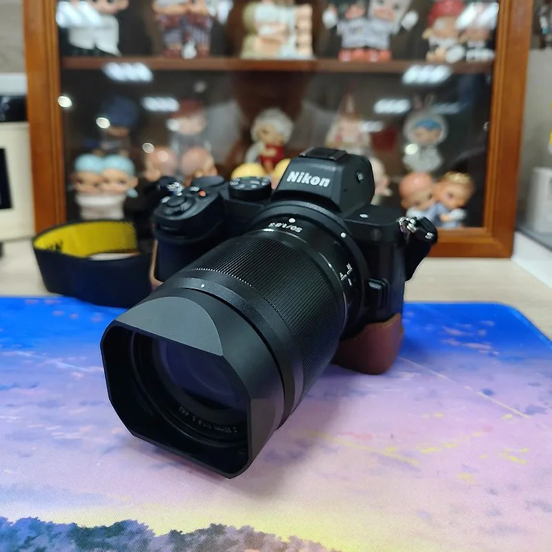 غطاء عدسة مربع من الألومنيوم لنيكون NIKKOR Z35mm F/1.4 Z50mm F1.8S مع غطاء معدني