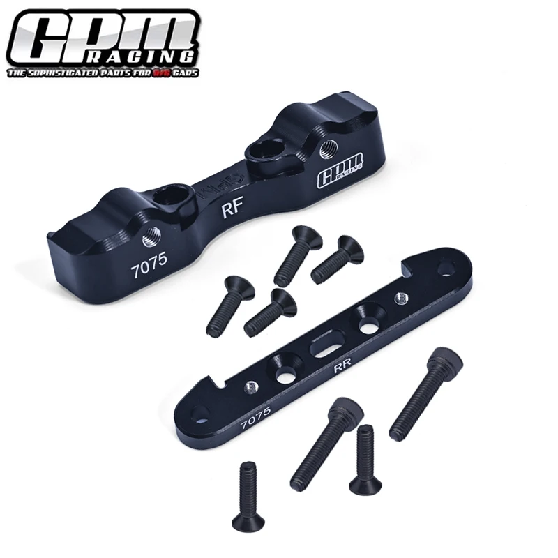 Soporte de suspensión inferior trasera de aluminio GPM 7075 para Kraton Outcast 8S EXB ARRMA