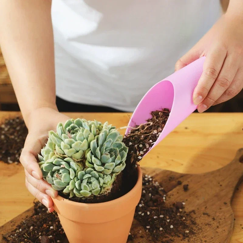 

Plastic Shovel Bucket Succulent Seedlings DIY Bonsai Plant Garden Tool Soil Shovel Potted Plants Tank Mini Garden Tools