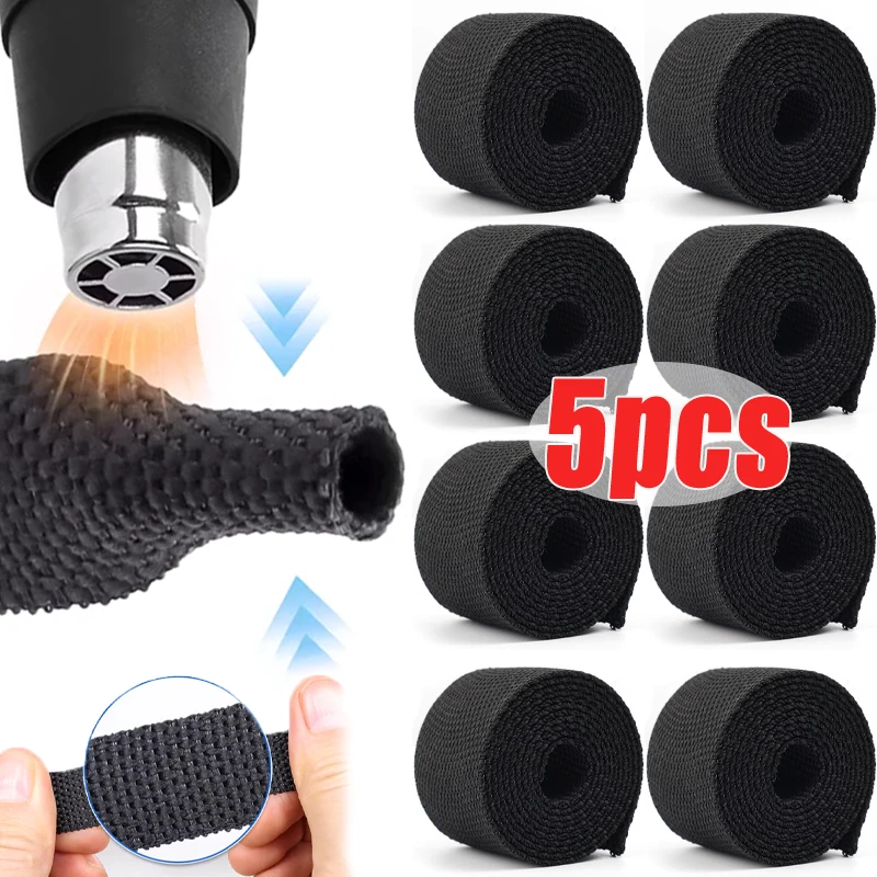 

Термоусадочные тканевые рукава 1/5 м: износостойкая теплоизоляция, противоскользящая оплетка для защиты автомобильных жгутов проводов