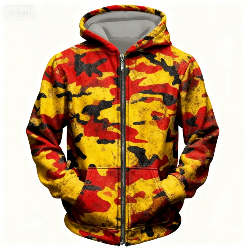 

Камуфляжные толстовки на молнии с 3D принтом Сакуры Самурая для мужчин и женщин, спортивный костюм в стиле хип-хоп, Harajuku, толстовка на молнии, мужская одежда, куртка