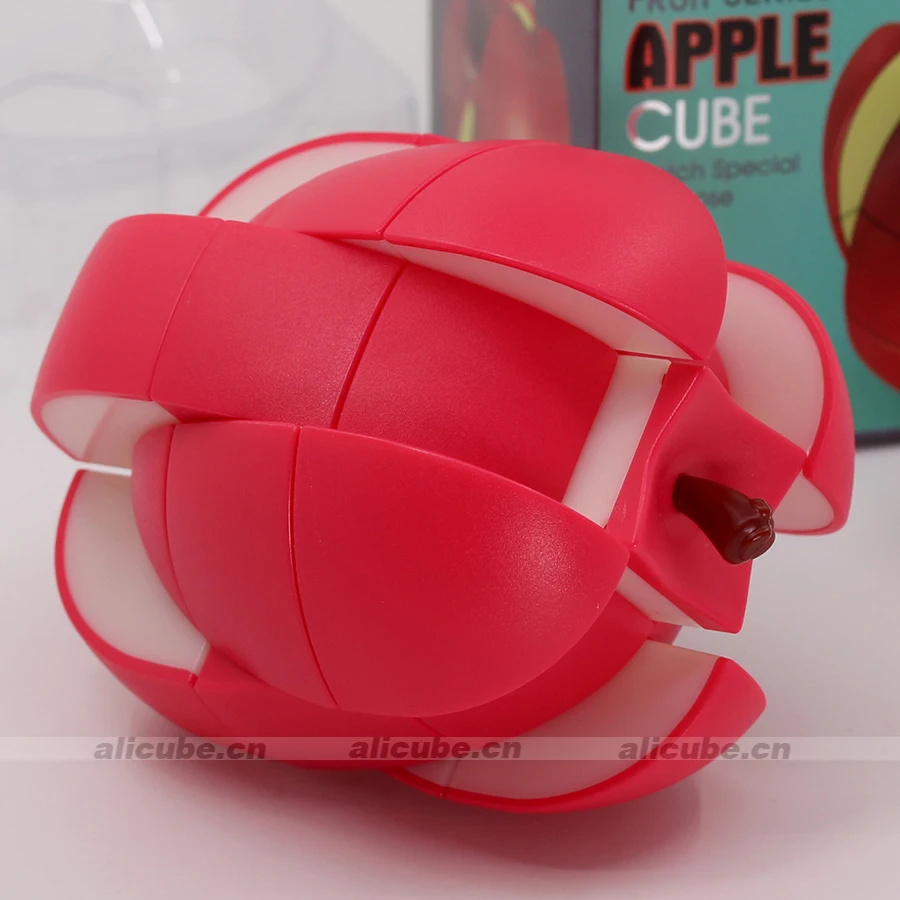 FanXin cubo mágico rompecabezas de frutas forma de manzana Cubos mágicos 3x3x3 aspecto lindo 브 escuela profesional Twist lógica juguetes juego para niños