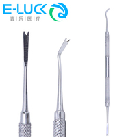 Dental Ended Ligature Director Orthodontic  Double  Curved with Scaler Fine Narrow Dentist Tool Instrument