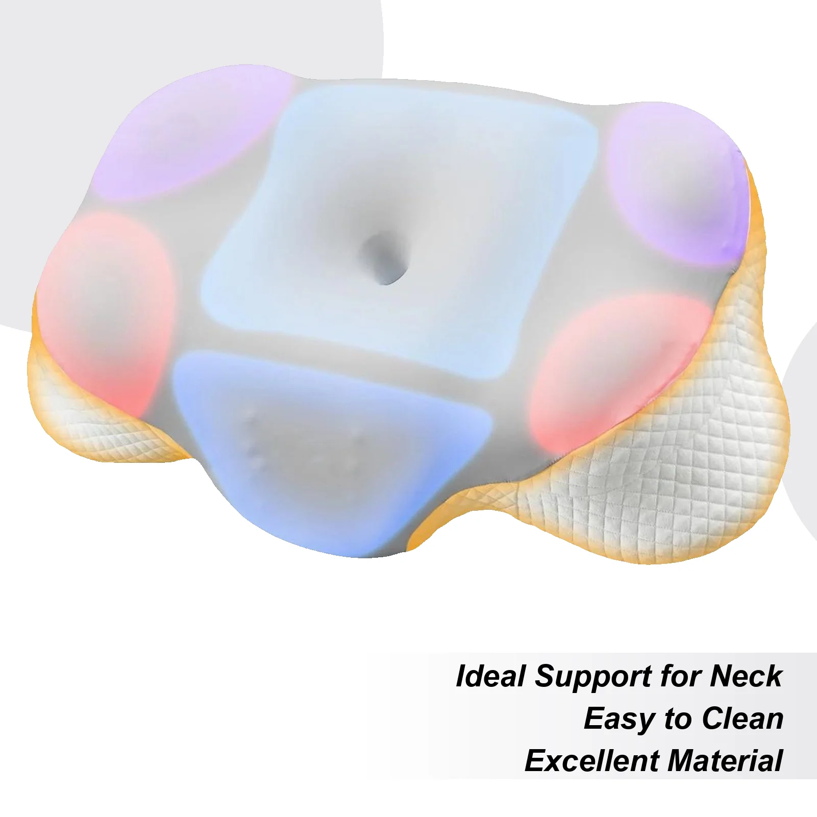 

Подушка для шеи, пена с эффектом памяти, дышащие аксессуары для сна, ортопедическая подушка для шеи для офисных водителей, студентов, пожилых людей