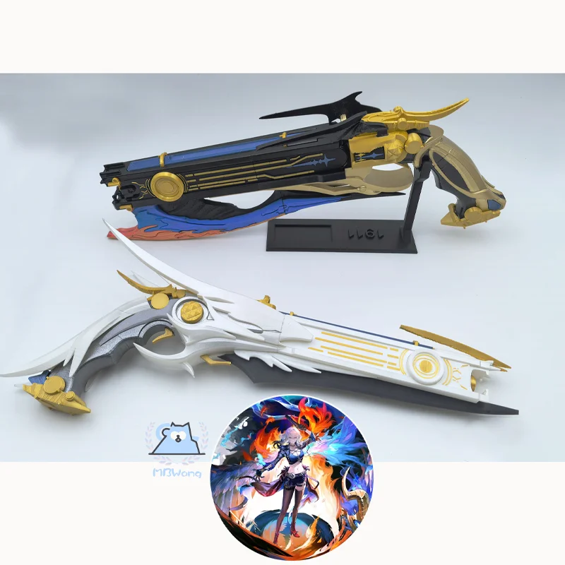 Wuthering Waves Galbrena-Accesorios de Cosplay, arma Galbrena de mano para fiesta de Halloween, Carnaval, accesorio de juego de rol para adultos, mujeres y hombres