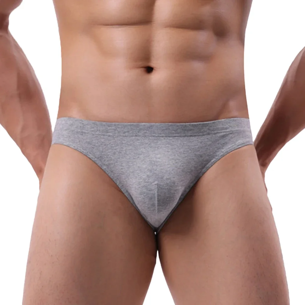 Сексуальное мужское комфортное ультратонкое эластичное нижнее белье, трусики, дышащие трусы, мужское мягкое нижнее белье с низкой талией, бесшовные трусы