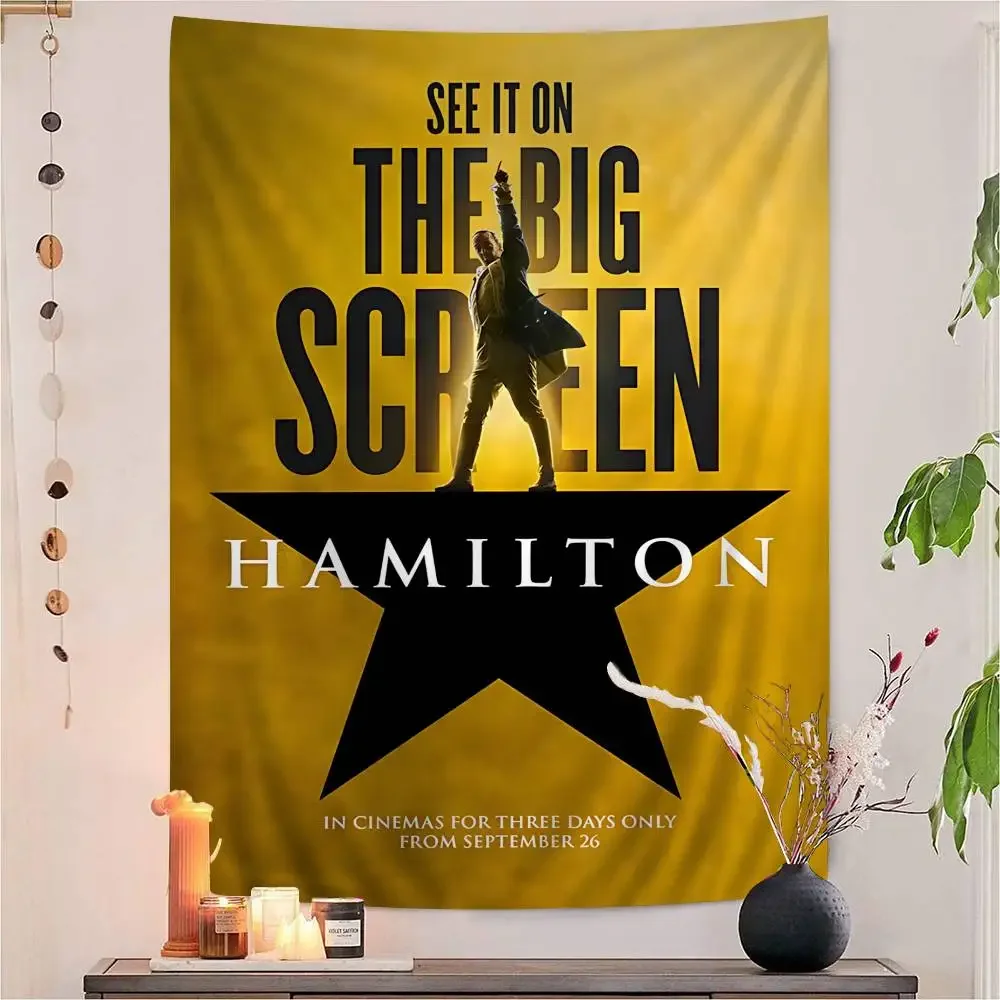 American Musical Hamilton Colorful Tapestry Wall Hanging Bohemian Wall Tapestries Mandala Wall Art Decor
