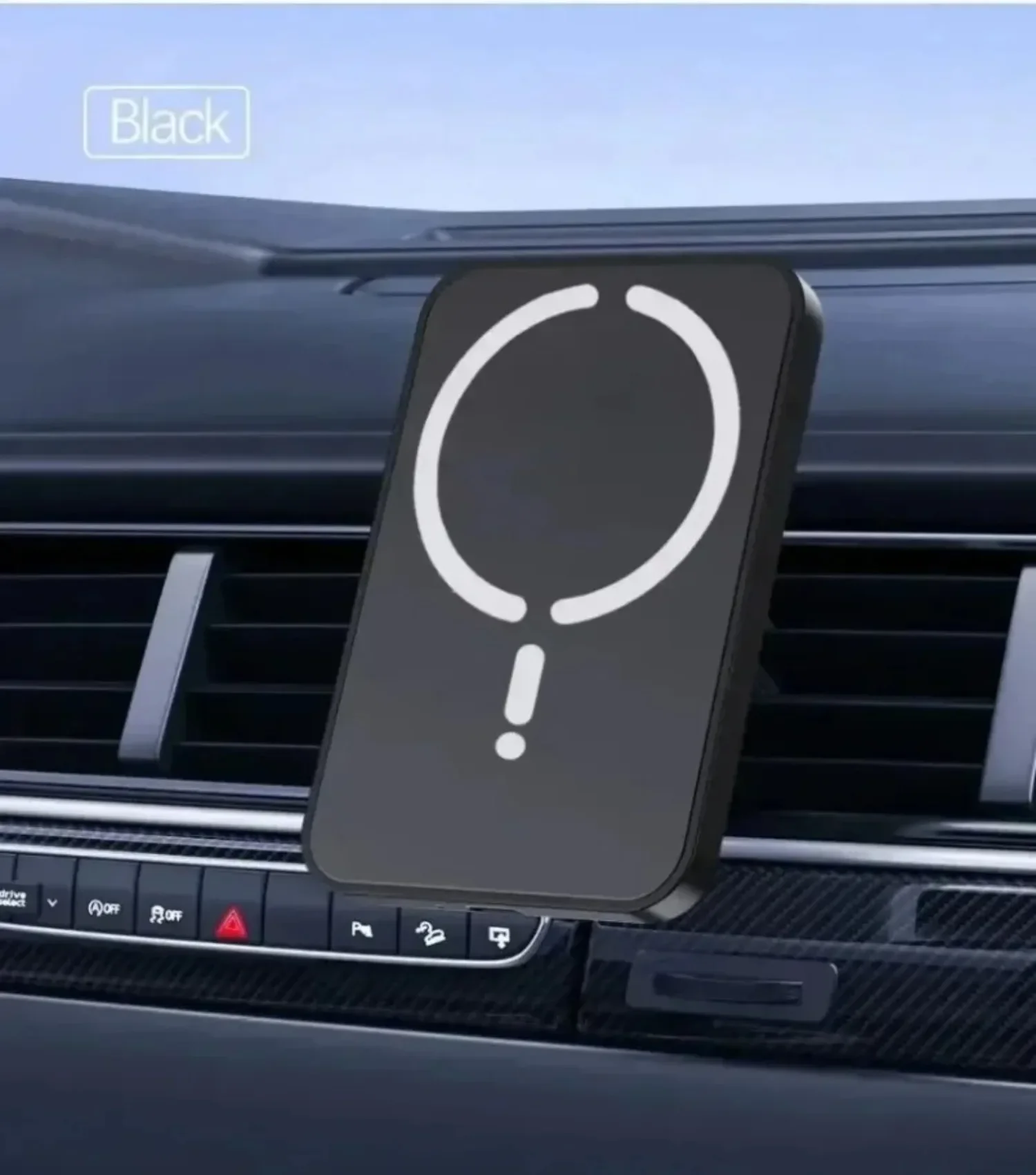 Magnetische Auto-Wireless-Ladegerät-Halterung 15W Schnellladung für iPhone 12 13 14 15 16 Samsung Qi-Telefon 360° Drehung Lüftungsclip Ohne Kabel – Detail 8