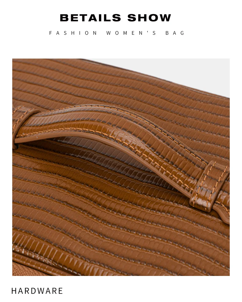 Aidrani Echtleder-Kosmetiktasche mit Eidechsenmuster, große Kapazität, Handtasche, Damentasche, Aufbewahrungstasche, Reise-Toilettentasche – Detail 15
