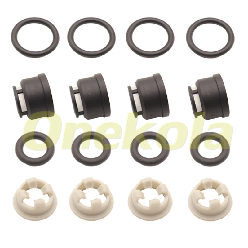 Fuel Injector Service Repair Kit Filters Orings Seals Grommets for RR544 Nissan Silvia 200sx S13-15 SR20DET 16600-RR544