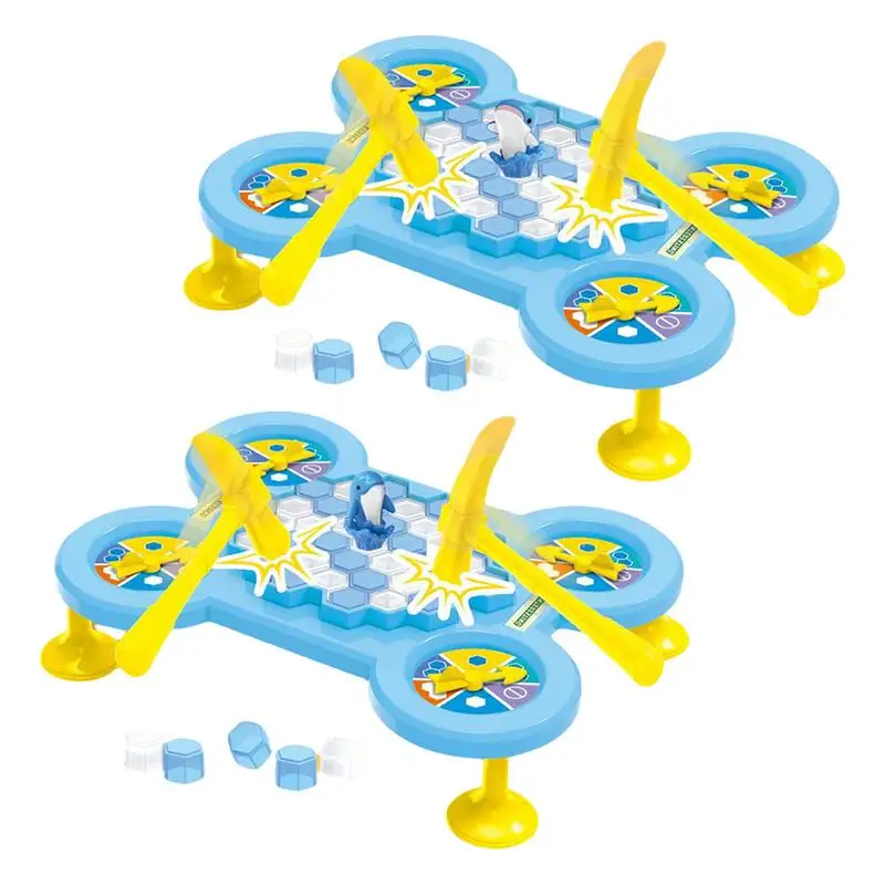 Ice Breaker Games Save Animal Break Ice Board Games Frog/Shark/Dolphin Thinking Training Educational Ice Breaking Toys For Famil