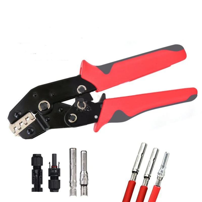 SN-2546B Connector Terminal Crimping Pliers Solar Photovoltaic Crimping Tool Complete Accessories Combination Set