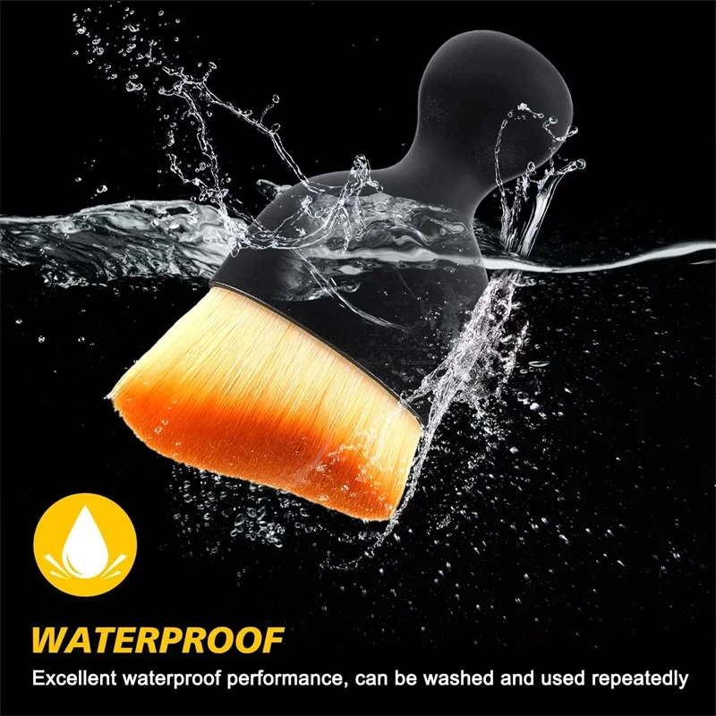 แปรงทำความสะอาดภายในรถ1/2ชิ้น, อุปกรณ์เสริมรถยนต์แปรงทำความสะอาดคอนโซลกลางรถยนต์ทำความสะอาดรถเครื่องปรับอากาศช่องลม