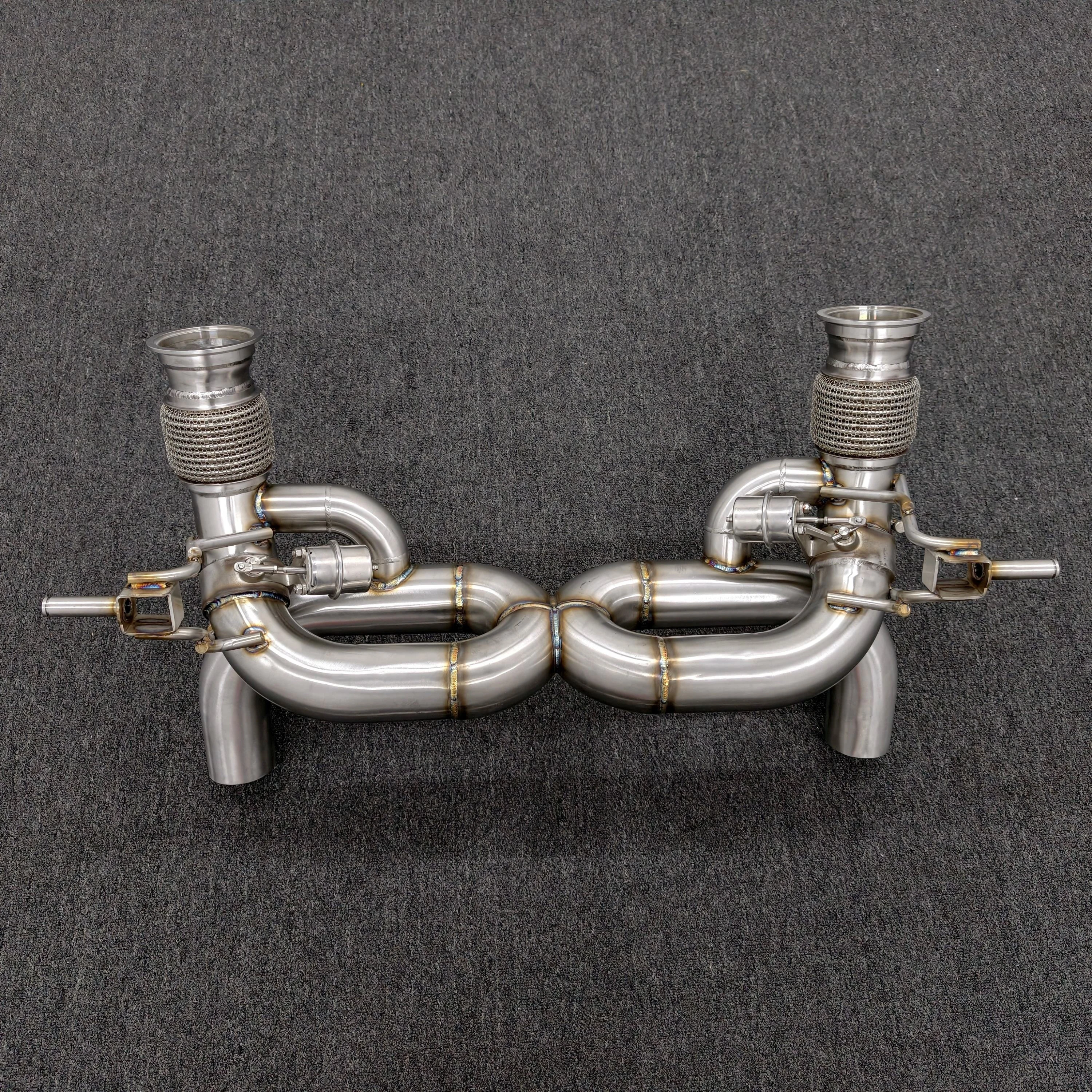 Premium Quality SUS 304 Exhaust Muffler Valvetronic Catback for Lamborghini Huracan EVO 5.2L 2019+ Exhaust Pipe