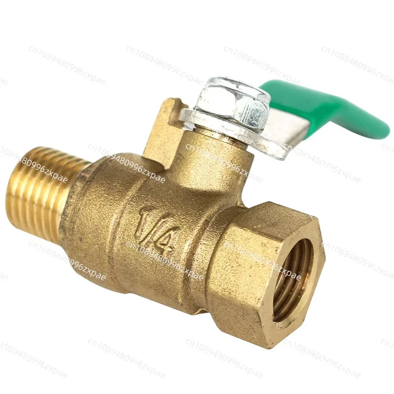 Thickened Brass Pneumatic Ball Valve DN20 Air Compressor Water Air Pipe Switch 2‑3‑4‑6‑Point Fitting