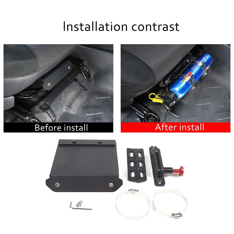 support-d'extincteur-pour-siege-passager-avant-en-acier-carbone-pour-toyota-fj-cruiser-2007-2021-accessoires-de-modification-automobile