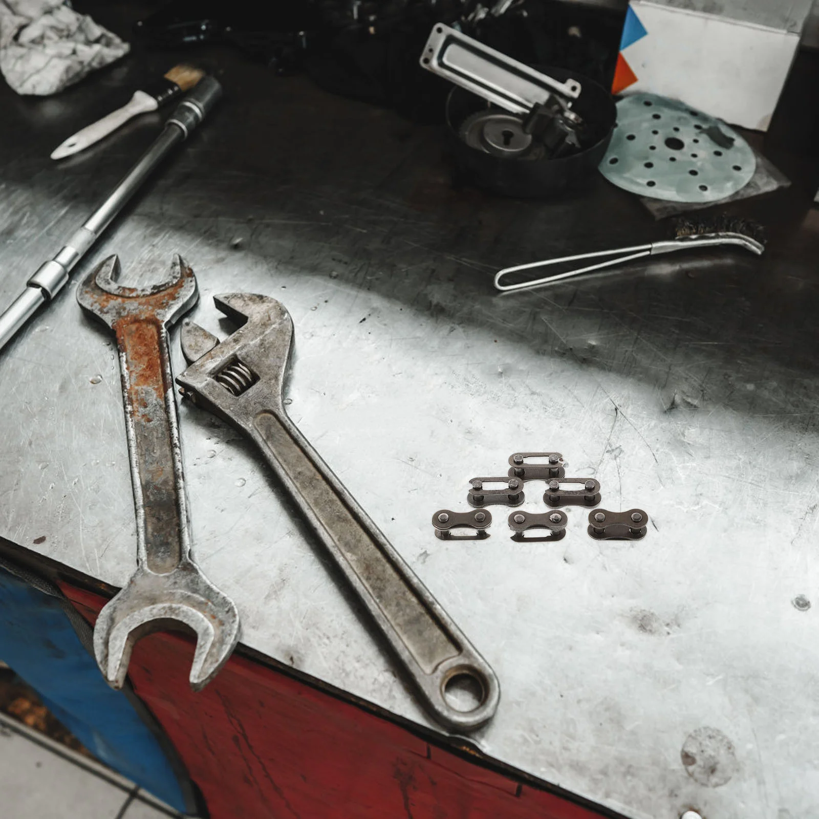 

40pcs Link Connector Buckle Missing Joint for Bike Repair Buckle Dark Brown Chains Cycling Accessories