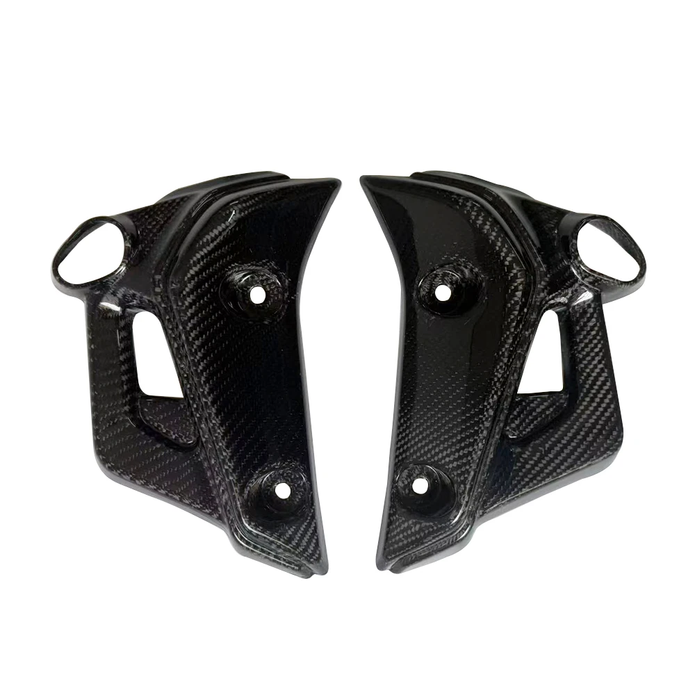 Carbon Fiber Motorcycle Turn Signal Side Radiator Guard Panel Fairing Body Decoration Kit For Yamaha MT-07 FZ-07 FZ 07 2021-2024