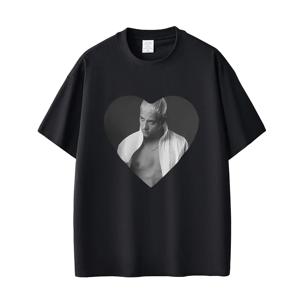 

I Love Plk Polak Graphic T-shirt Men Women Fashion Pop Music Streetwear Male Casual Cotton T Shirts Unisex Vintage Hip Hop Tees