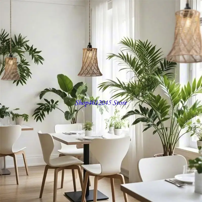 

L69A спальня Потолочная легкая крышка бумага Бумажу абажуры Rattan для создания теплой атмосферы