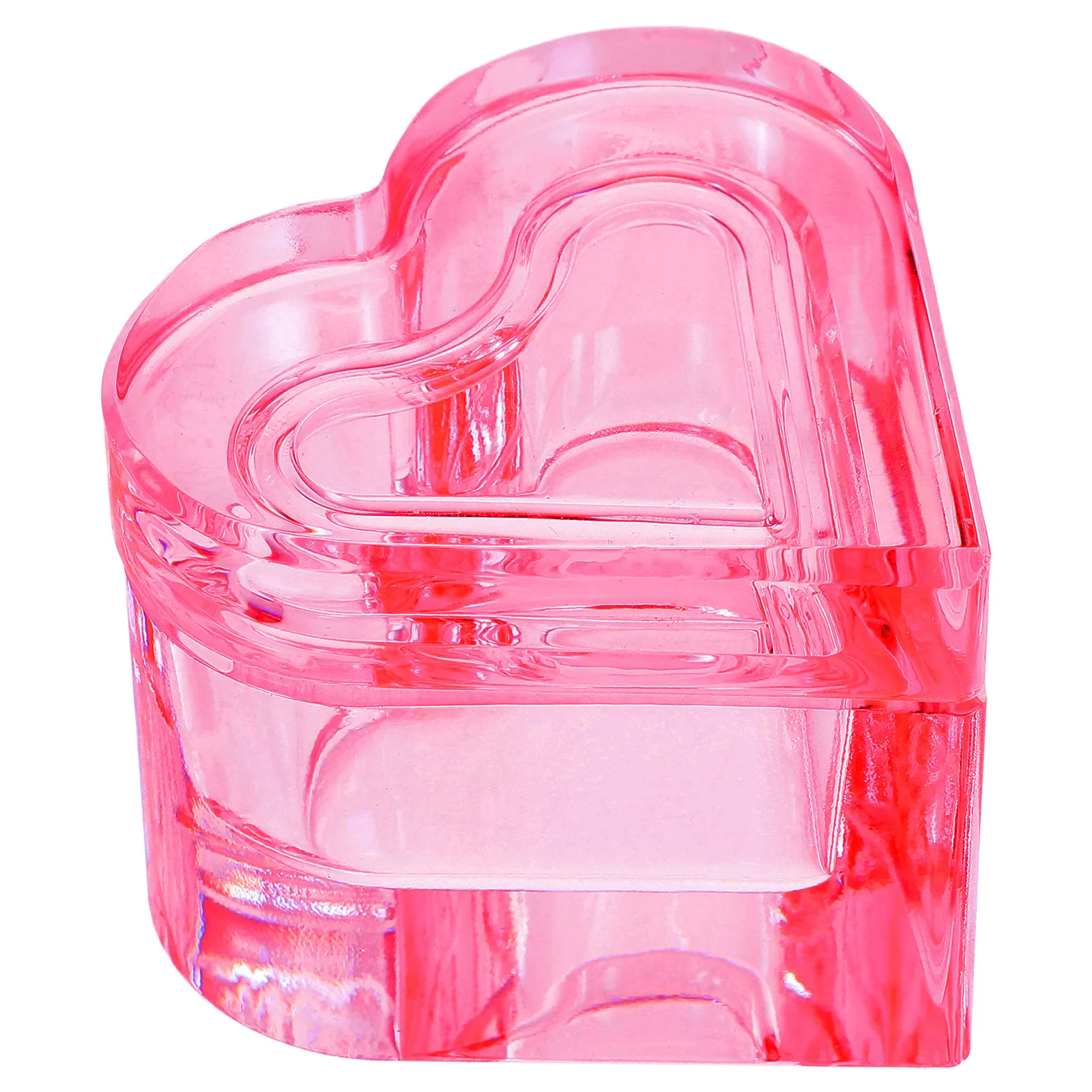 

Стеклянная чаша для маникюра в форме сердца с крышкой, держатель для акриловых жидкостей, аксессуар для нейл-арта для ежедневного использования в салоне