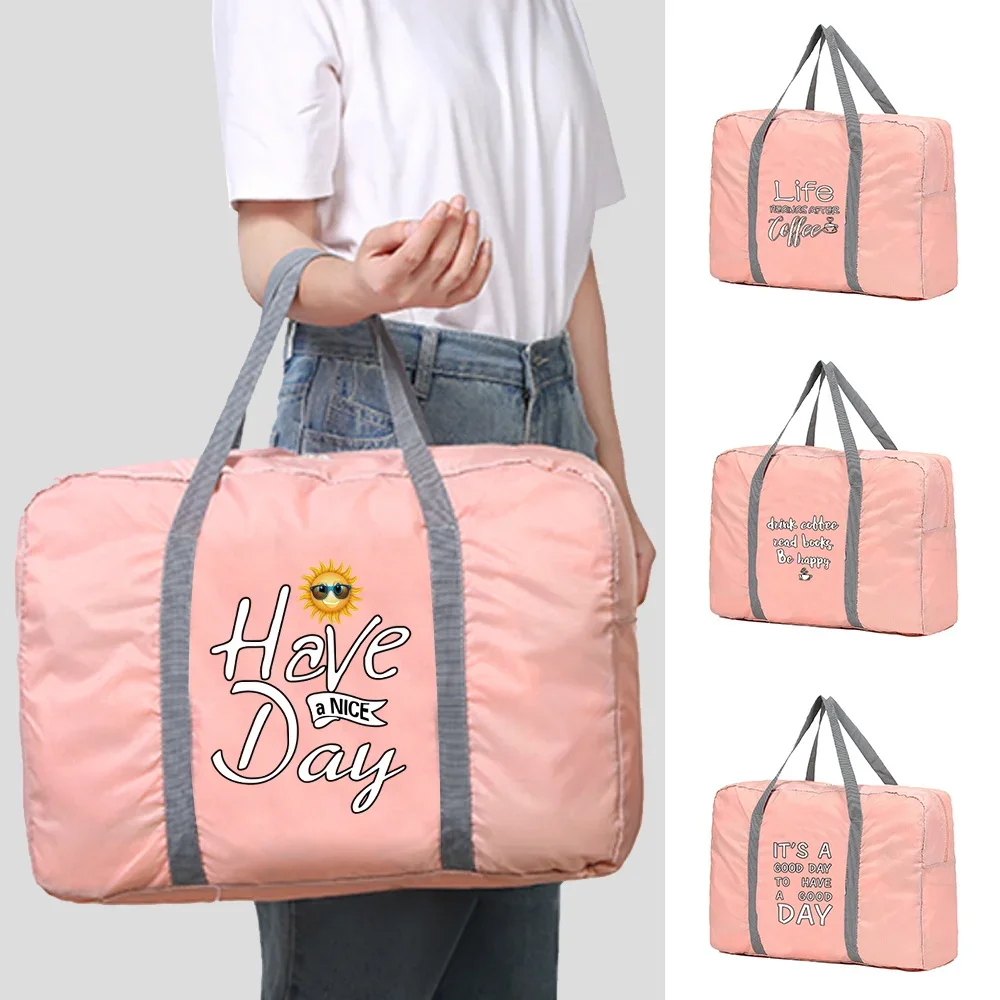 Waterproof Travel Bag Unisex Foldable Duffle Bag Organizers Large Capacity Packing Portable Luggage Bag Accessories Handbags