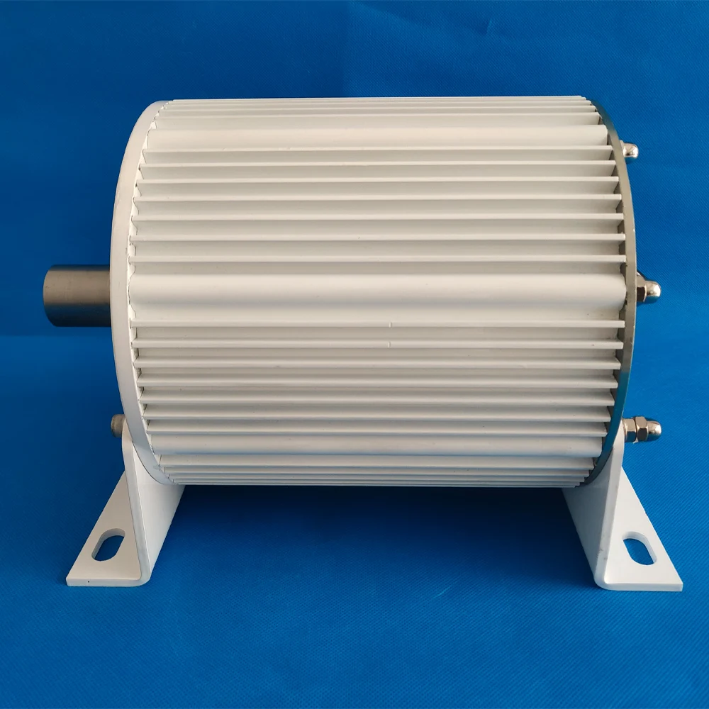 Imagem -02 - Gerador Hidráulico Maglev Coreless Início Rápido em Execução Super Baixo Rpm 300 Rpm 15kw 20kw 48v380v