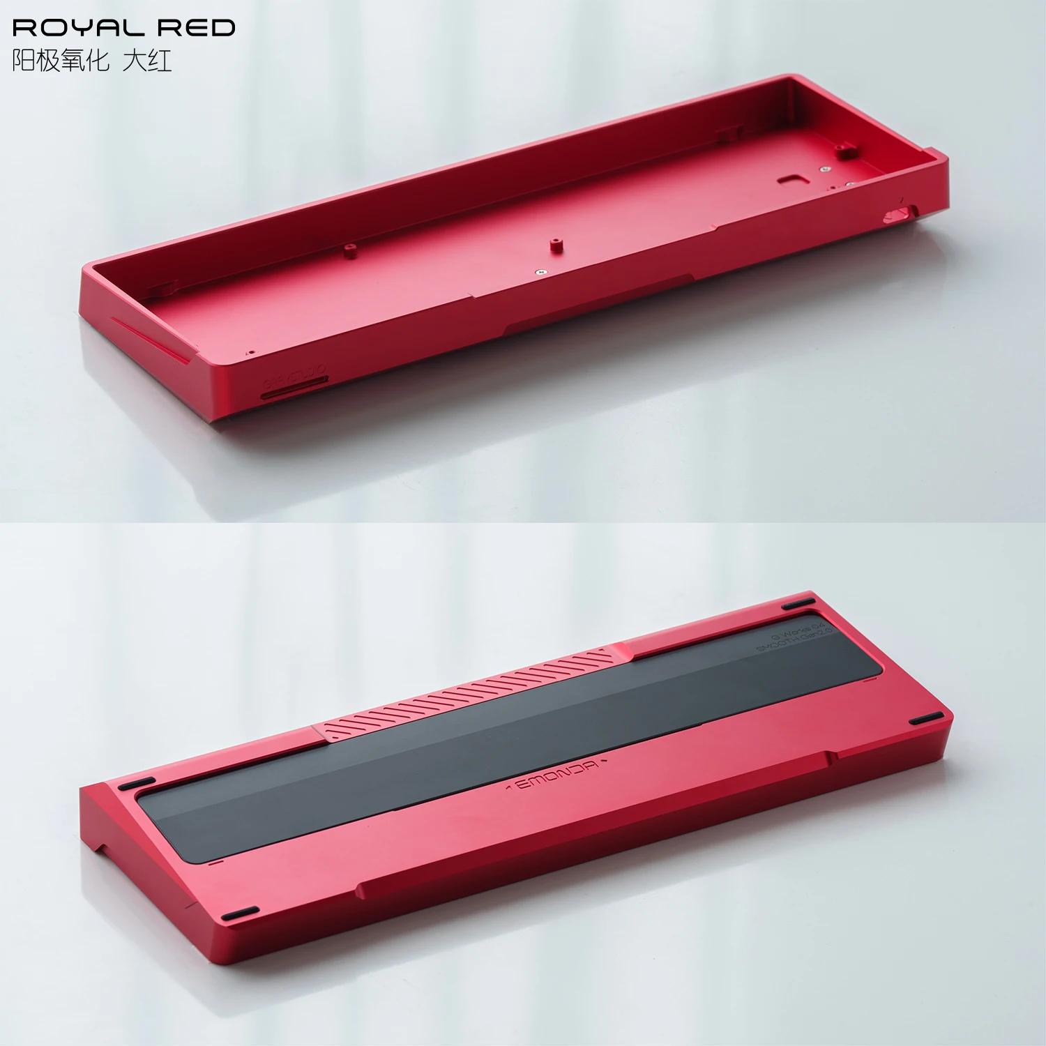 Casing Keyboard Mekanis Aluminium Graystudio Casing Keyboard Sakelar Magnetik Kustom Personal untuk GH60/Wooting/RAKKA/GEON 60HE