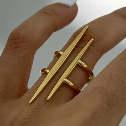 Yori Minimalist Stainless Steel Metal Geometric Open Ring for Women Rust Proof Personalized Jewellery Gift Wholesale