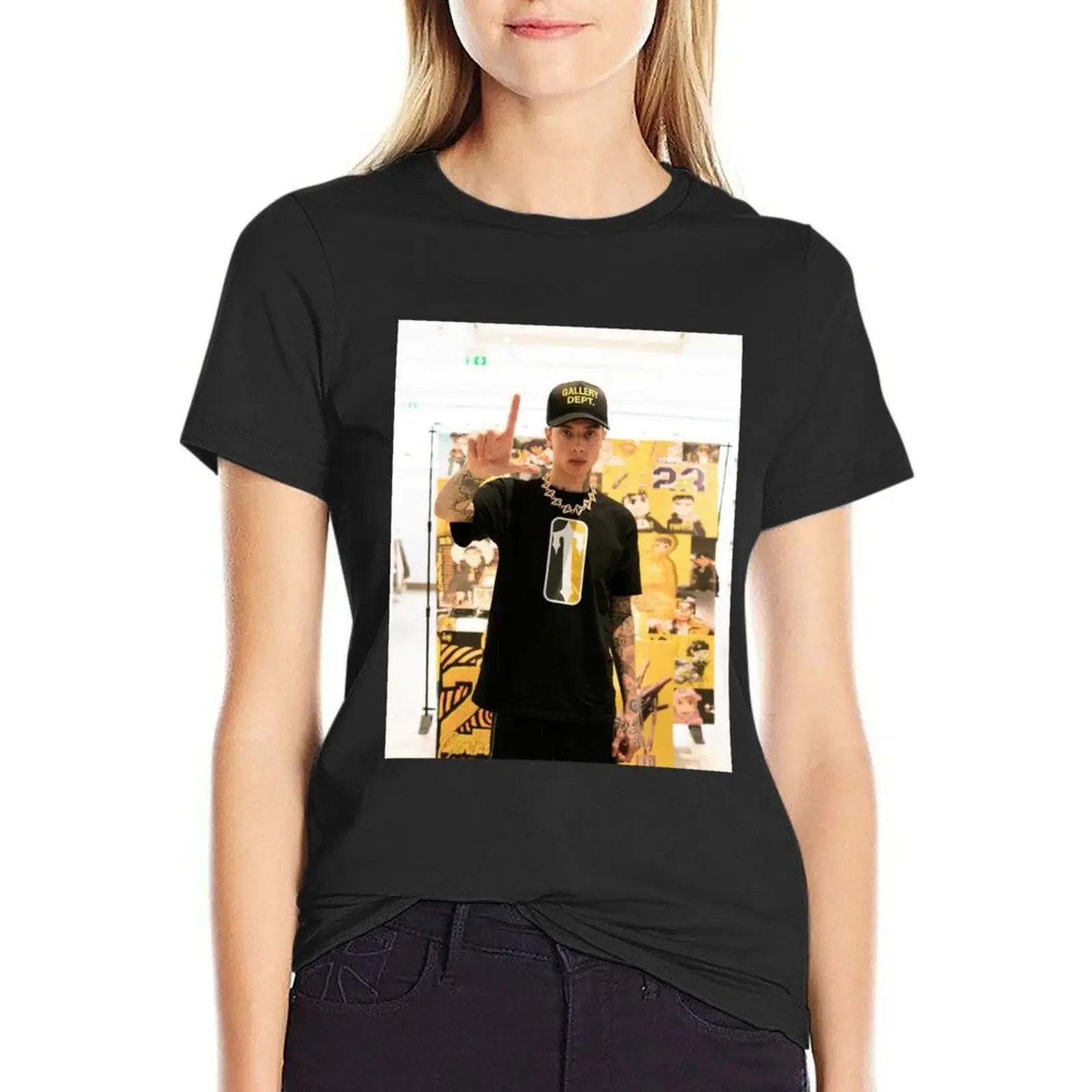 

Central Cee T-Shirt animal prinfor customizeds aesthetic clothes t-shirts for Women cotton