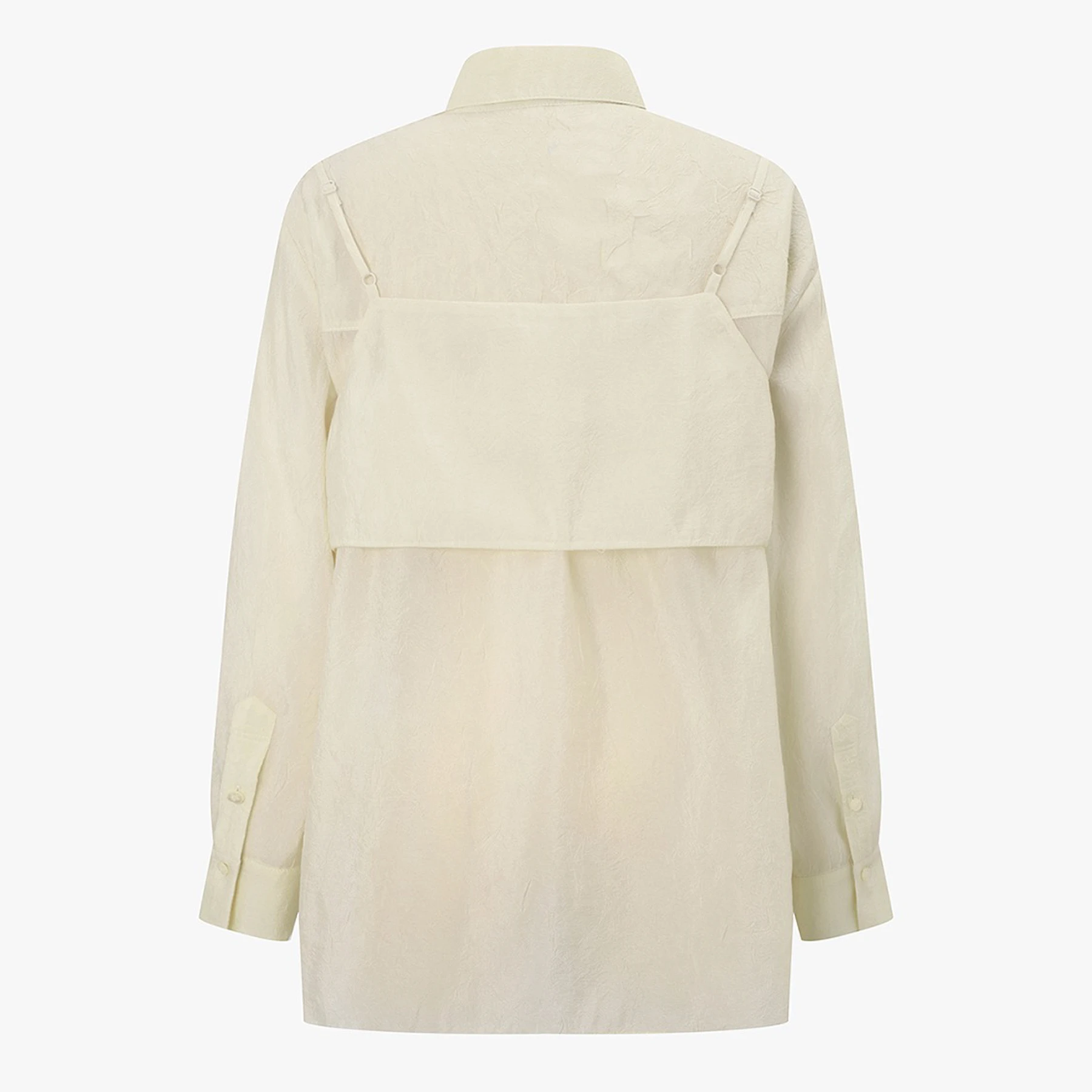 Ele Lemon Cheese MCHAA 25 Inizio autunno Colletto a strati irt pieghettato Set in due pezzi Busin da donna Casual Vestibilità ampia Lunga...