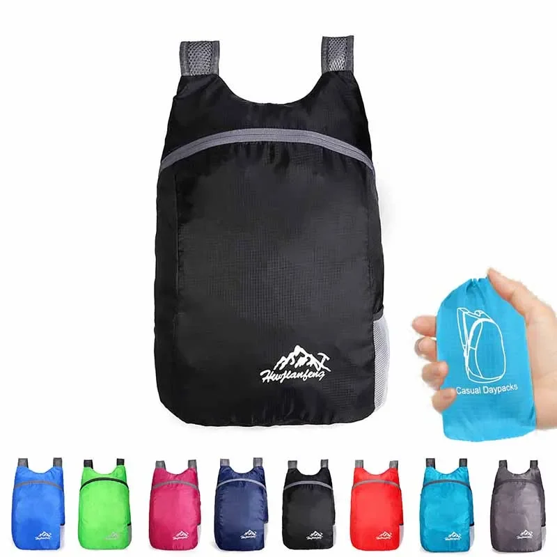 20L Waterproof Foldable Travel Backpack Lightweight Daypack Men Women Hiking Camping Sports Running Rucksack