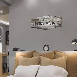 Home Sweet Home Sign, Rustic Wood , Large Farmhouse Home Plaque Wall Hanging Wooden Sign for Bedroom, Living Room, Wall, Wedding