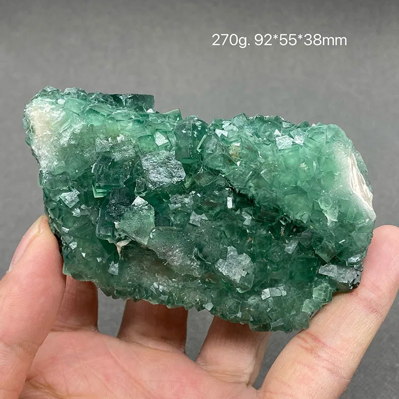 100% Natural green fluorite Mineral specimen cluster Stones and crystals Healing crystal Free shipping