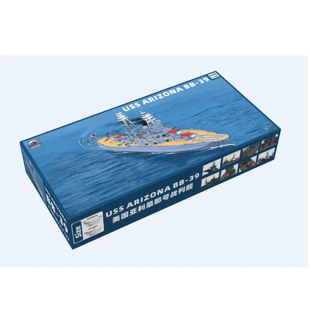 

CY CY102 масштаб 1/350, комплект модели боевого корабля USS ARIZONA BB-39