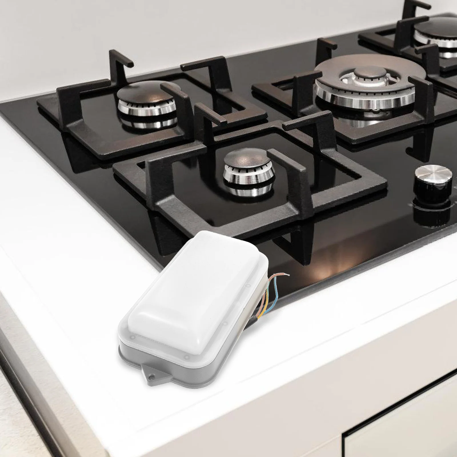 20W LED Range Hood Light Bulb White with Bottom Cable Entry Oil Resistant High Temperature Vapor Proof for Hotel Kitchen