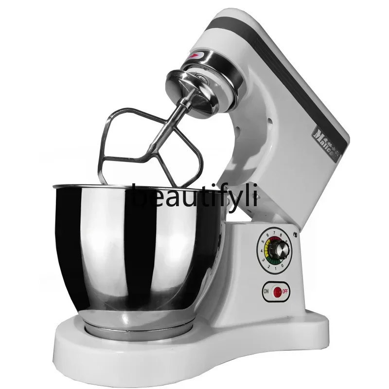 Fresh Milk Machine Commercial 7-Liter Desktop Cream Beating Eggs and Noodles Beating Bakery Cake Chef Kneading Mixer