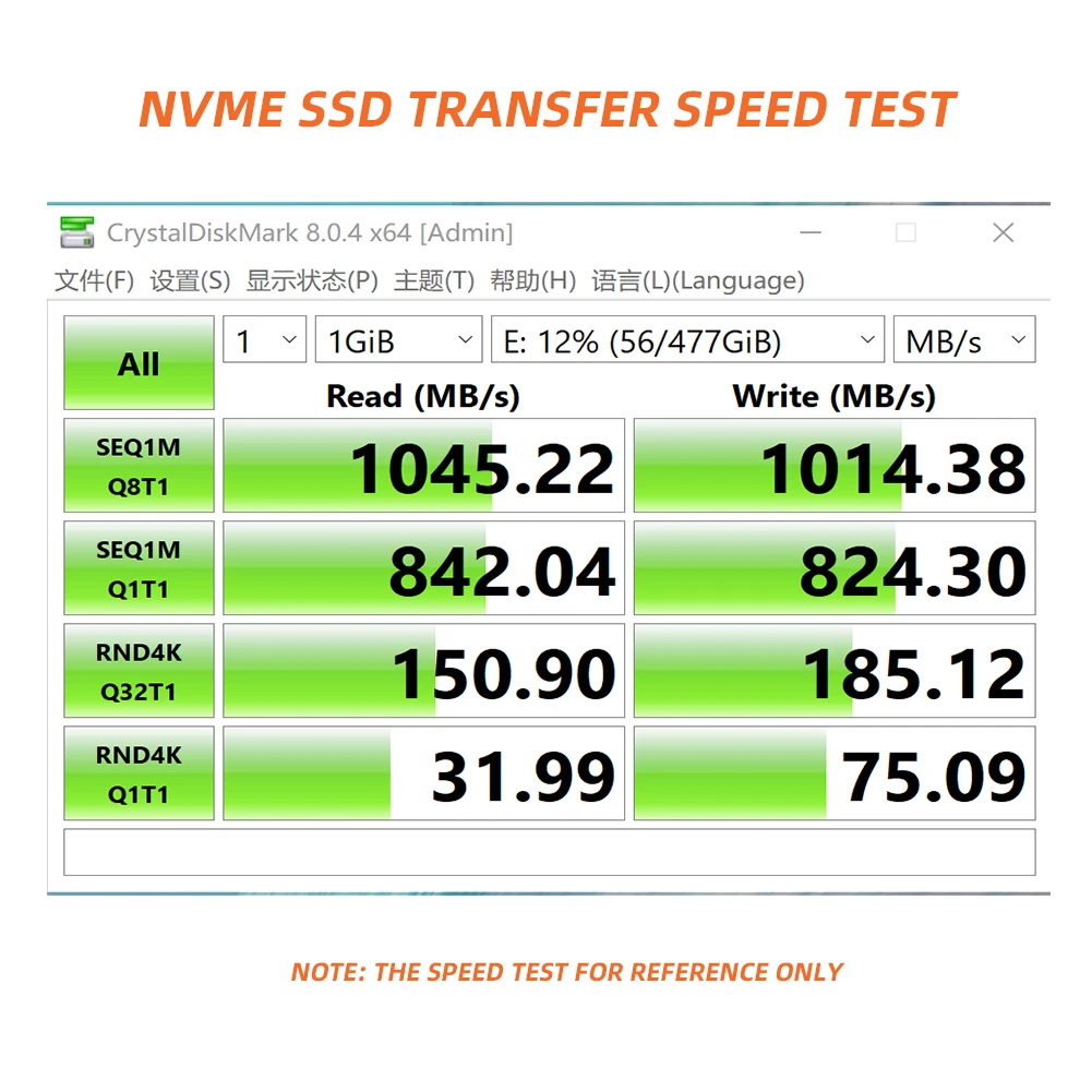 KingSpec M2 SSD Case NVMe USB Type C 10Gbps PCIe SSD Enclosure M.2 NVMe Case External Adapter Box for 2230 2242 2260 2280 M2 SSD