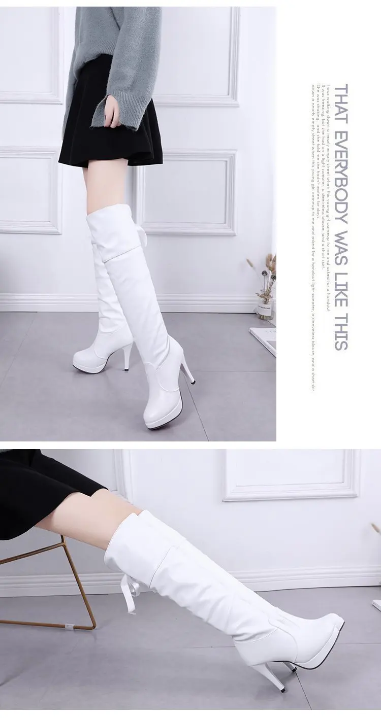 Damenstiefel Luxus-Ritterstiefel für Damen Modische Sexy Weiche Lederschuhe Elegante Bequeme Kniehohe Stiefel – Detail 16