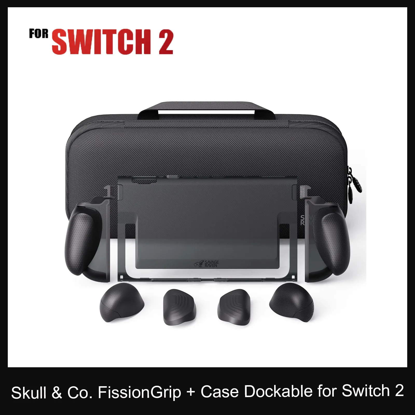 Etui-de-transport-fissiongrip-maxcarry-savage-raven-par-skull-co-pour-nintendo-switch-2-avec-poignee-ergonomique-remplacable-et-protection-pour-ns2